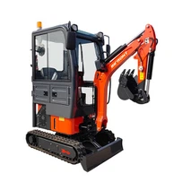 Minigraafmachine met cabine